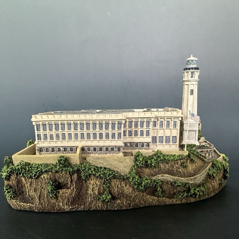 Alcatraz Is. Lighthouse Danbury Mint Prison San Francisco Collectible Figurine